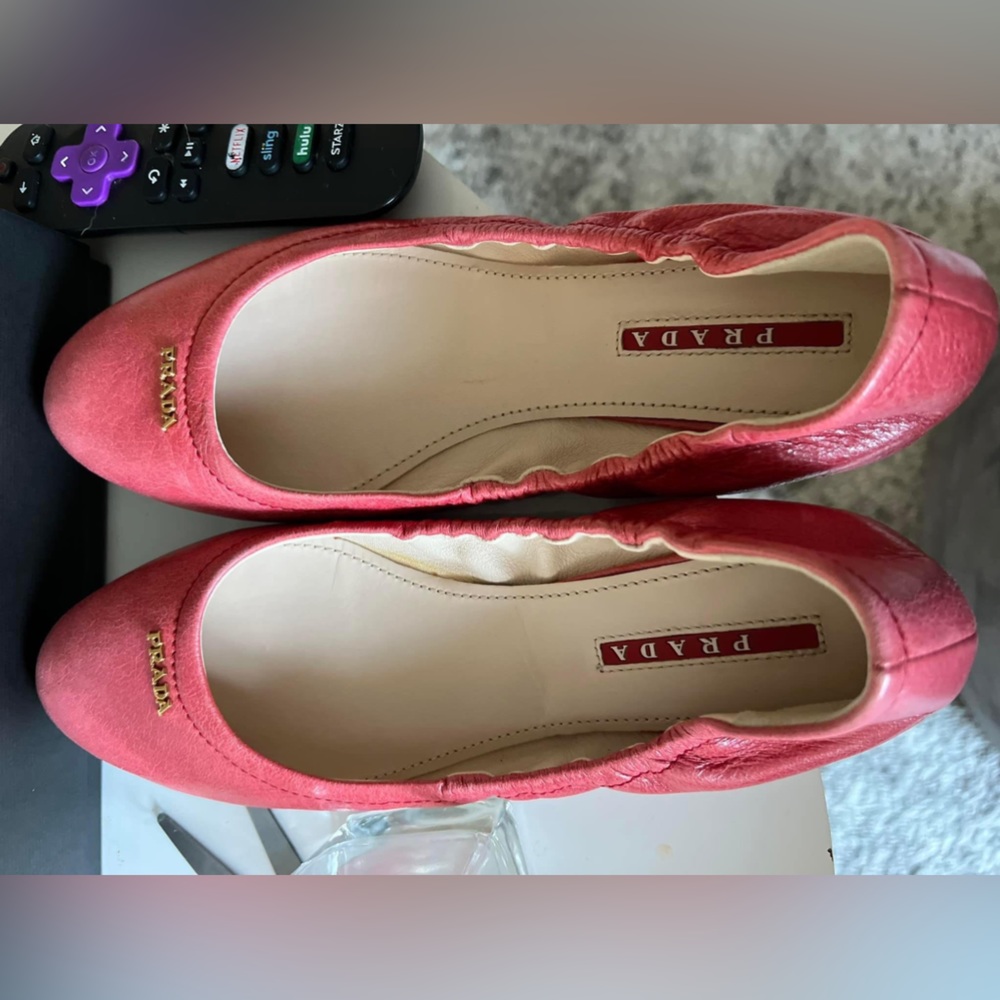 Prada flat shoes